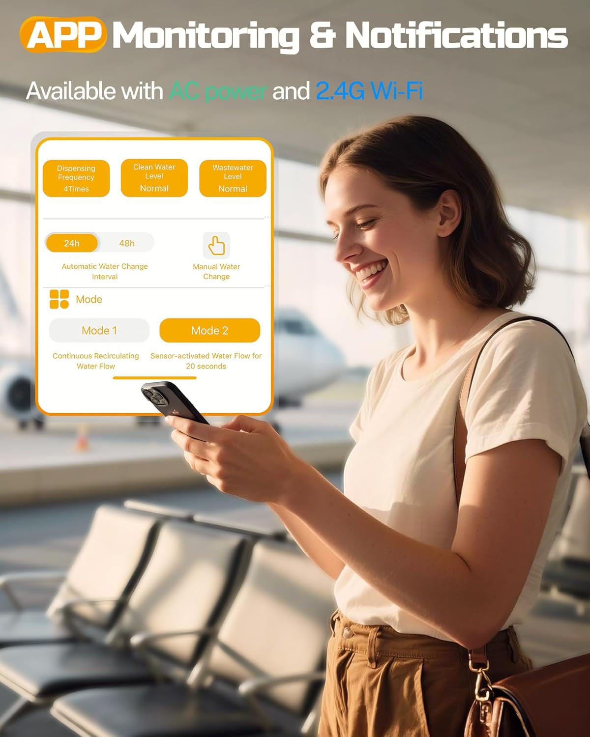 Cat Drinking Water Fountain